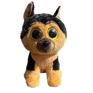 TY Beanie Boos SPIRIT the German Shepherd Glitter Eyes Silk Huge Plush Toy 16"
